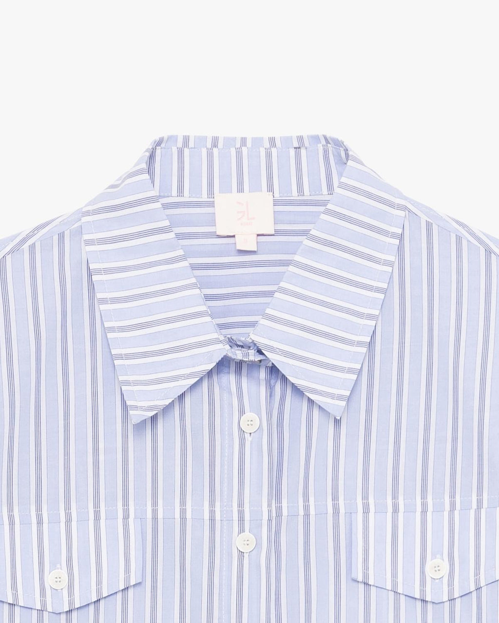 GL FOR HER CAMICIA RIGATA CROP