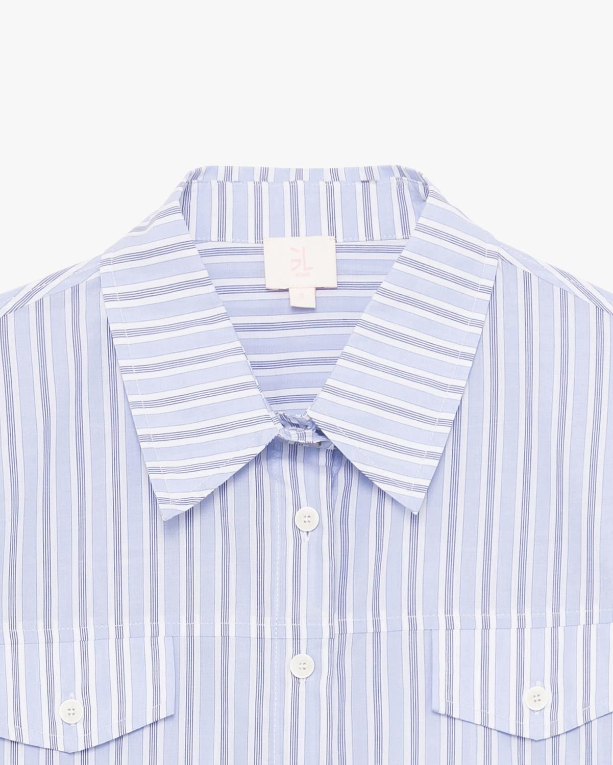 GL FOR HER CAMICIA RIGATA CROP