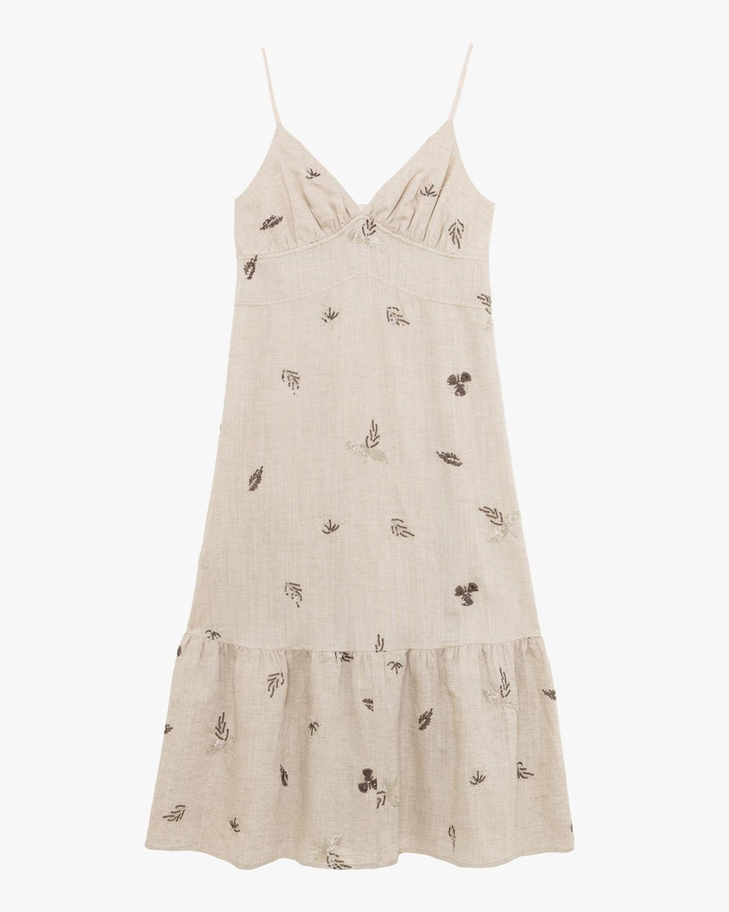 GL FOR HER ABITO  IN LINO  CON STRASS