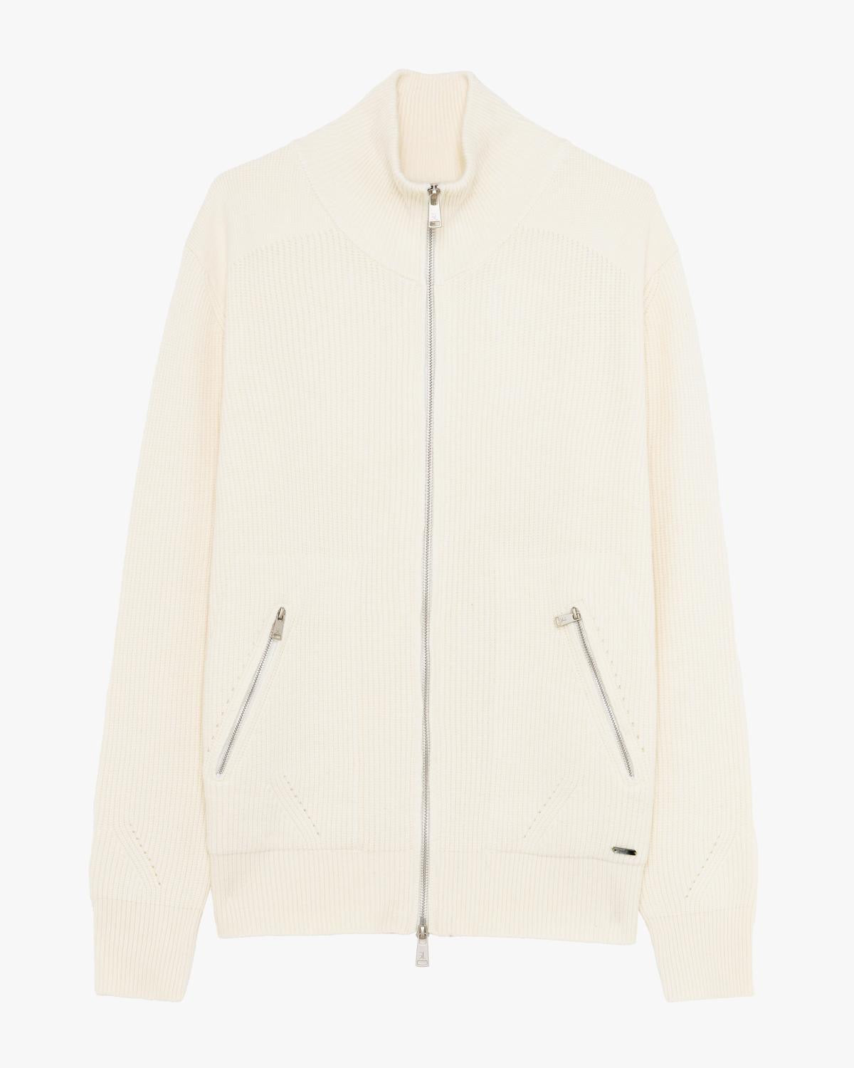 GIANNI LUPO CARDIGAN ZIP IN MAGLIA