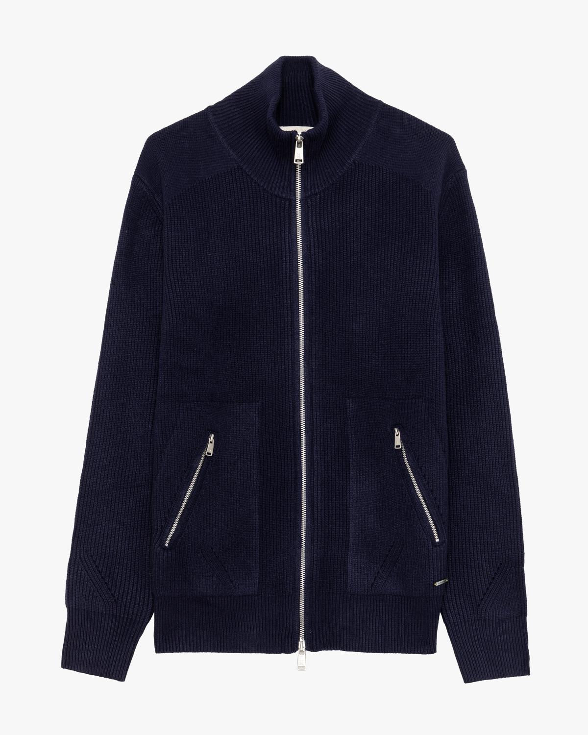 GIANNI LUPO CARDIGAN ZIP IN MAGLIA
