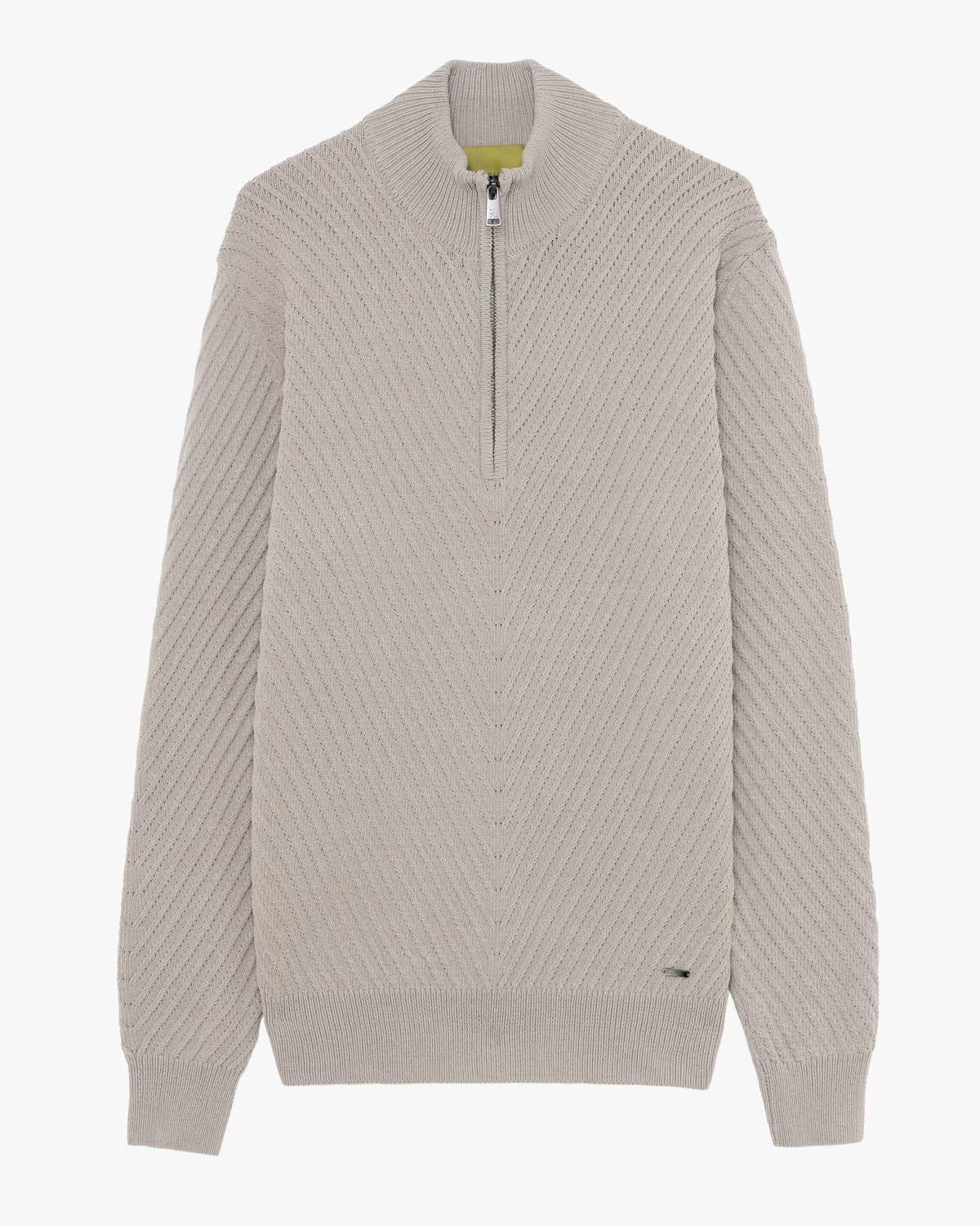 GIANNI LUPO HALF-ZIP A COSTE