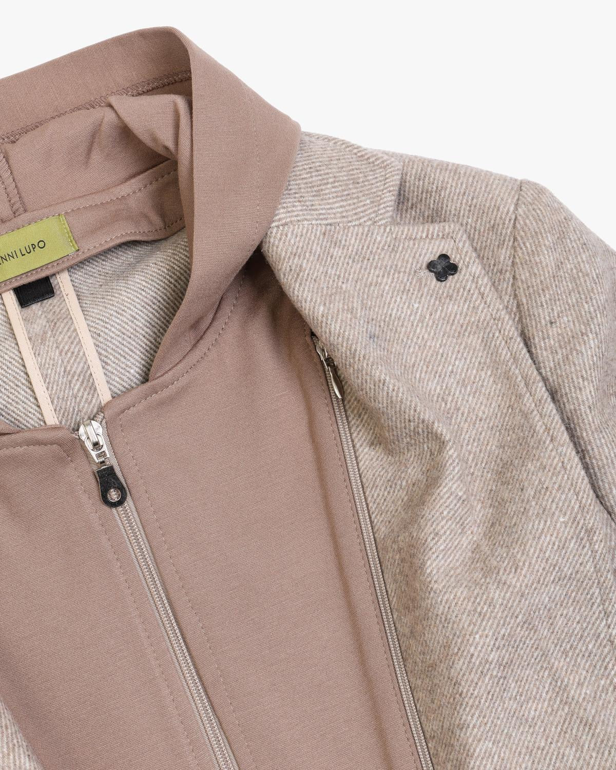 GIANNI LUPO GIACCA/CAPPOTTO HERRINGBONE