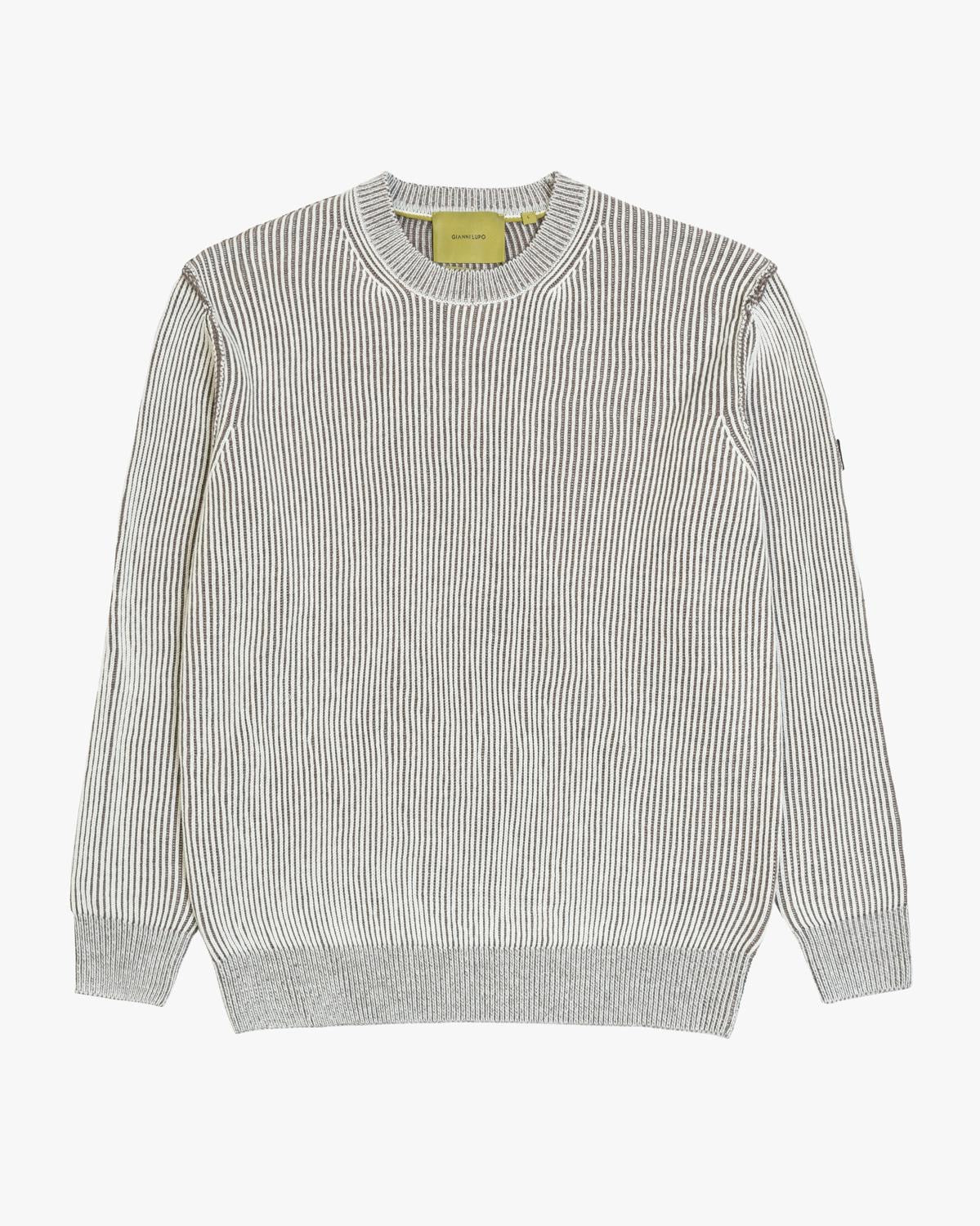 GIANNI LUPO MAGLIONCINO A COSTE LOGO SUL BRACCIO