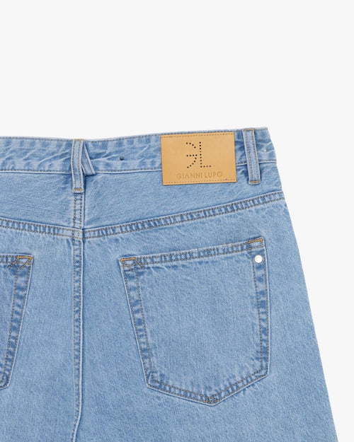 GIANNI LUPO JEANS DAD LAVAGGIO CHIARO