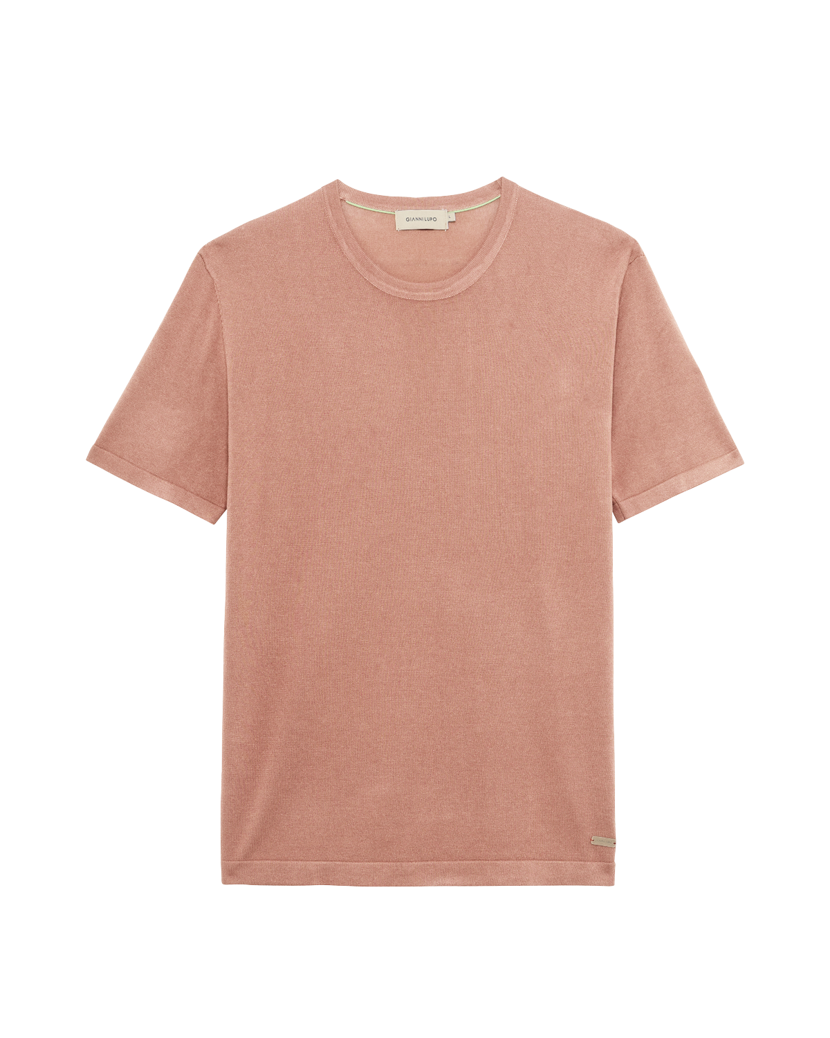 GIANNI LUPO T-SHIRT IN FILO GIROCOLLO
