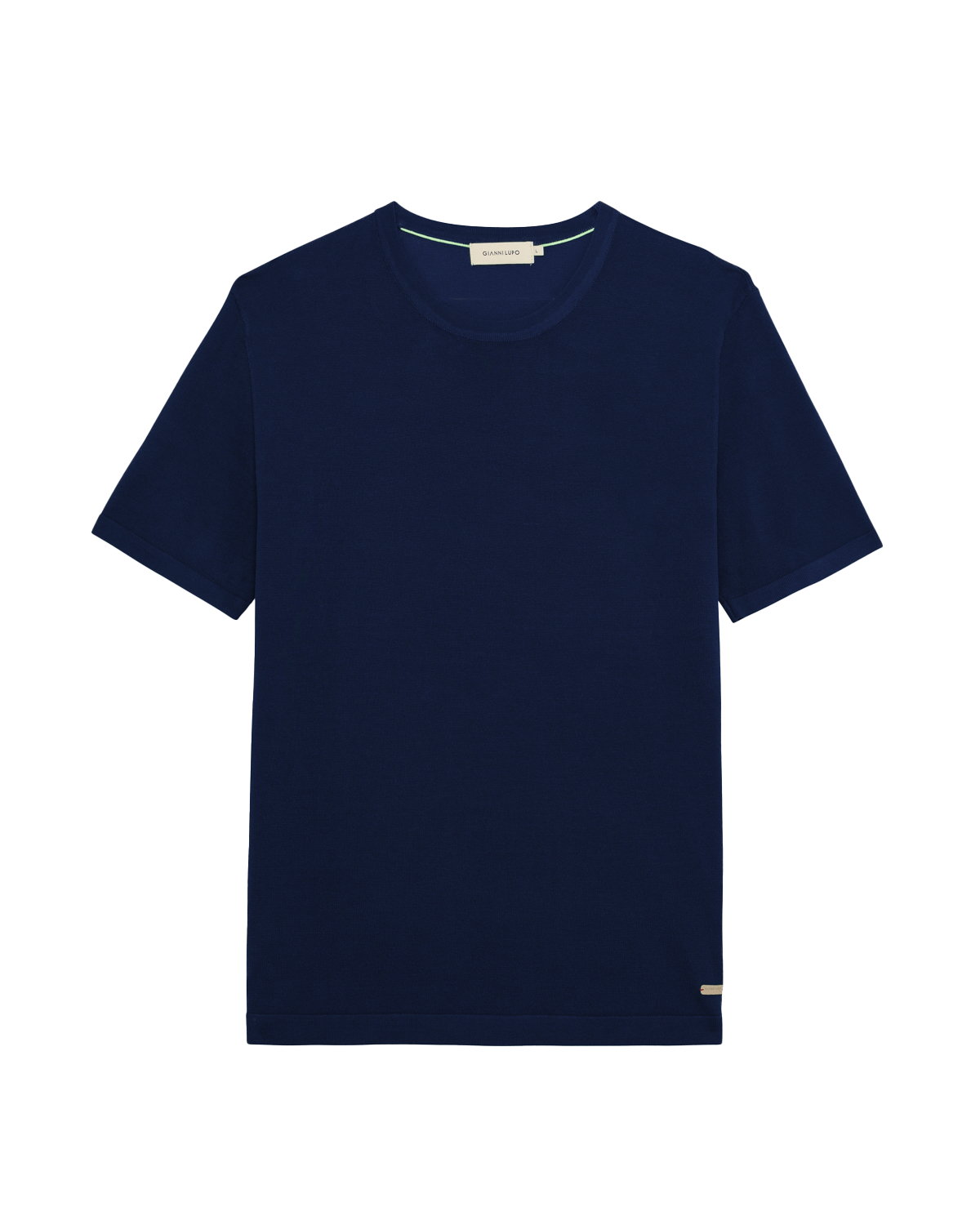 GIANNI LUPO T-SHIRT IN FILO GIROCOLLO