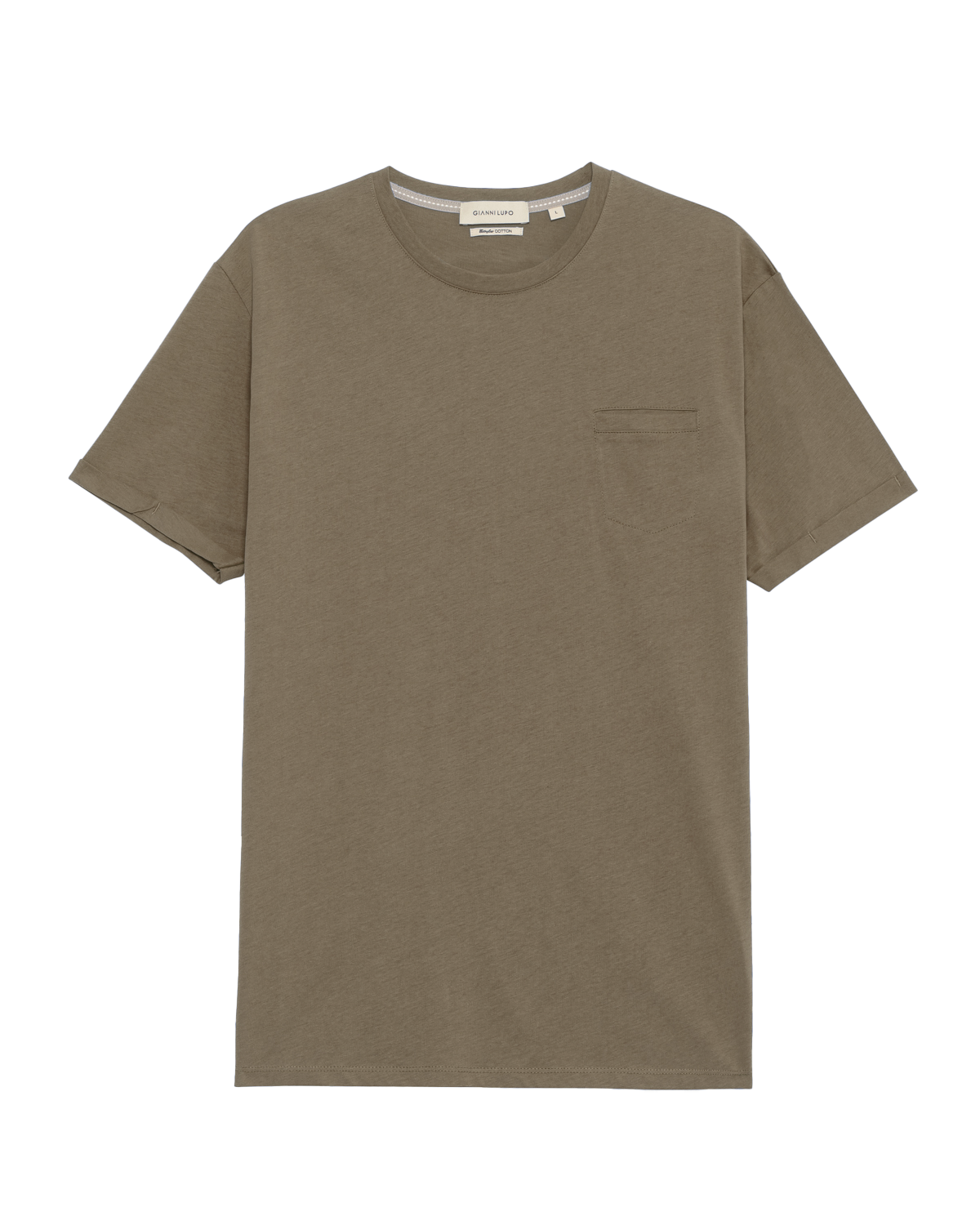 GIANNI LUPO T-SHIRT BASIC CON TASCHINO