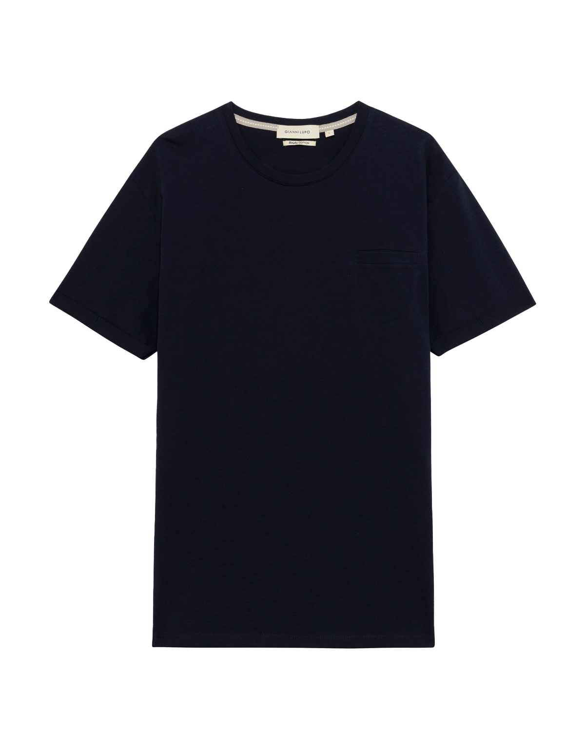 GIANNI LUPO T-SHIRT BASIC CON TASCHINO