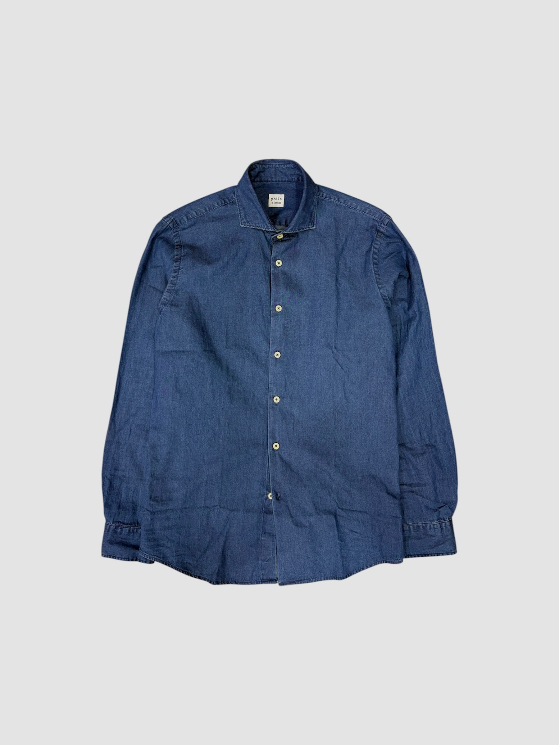 PHILOTINTO CAMICIA CHAMBRAY MOD. JEANS