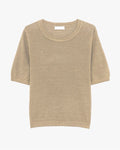 GL FOR HER T-SHIRT IN FILO MISTO LINO